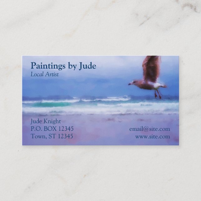 Artist Business Card (Front)