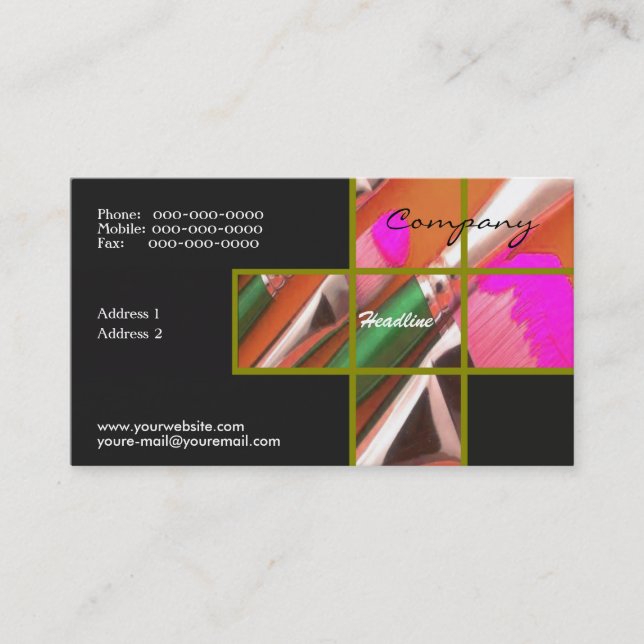 Artist Business Card (Front)