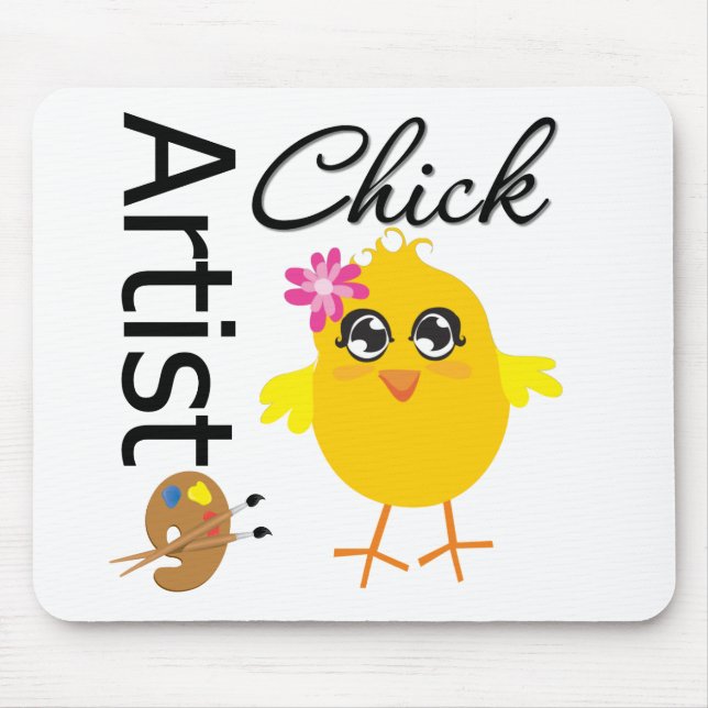 Artist Chick Mouse Pad (Front)