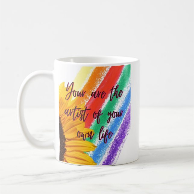 artist coffee mug (Left)