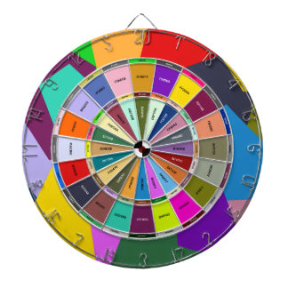 Artist Colour Hex Picker Abstract Dartboard