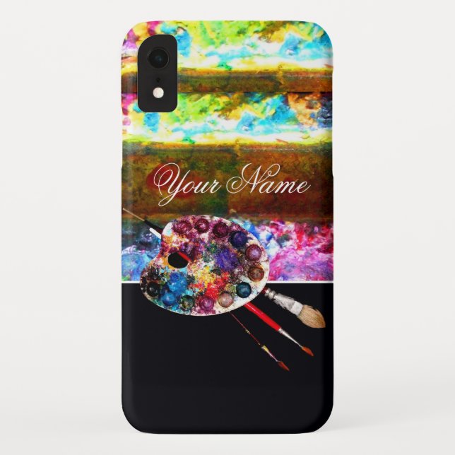 ARTIST COLOUR PALETTE ,Black Case-Mate iPhone Case (Back)