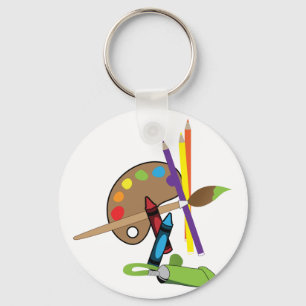 Artist Colour Pallet Keychain