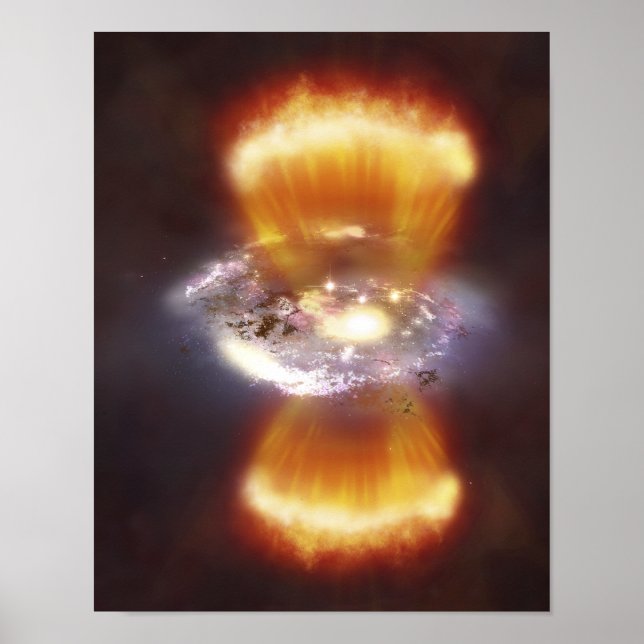 Artist concept of a galaxy poster (Front)
