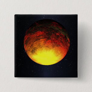 Artist concept of Kepler-10b 2 Inch Square Button