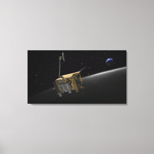 Artist Concept of the Lunar Reconnaissance Orbi 2 Canvas Print (Front)