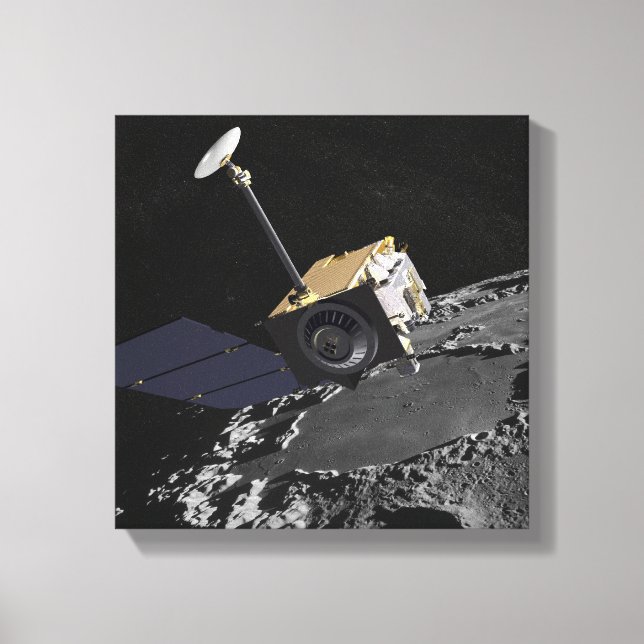 Artist Concept of the Lunar Reconnaissance Orbi Canvas Print (Front)