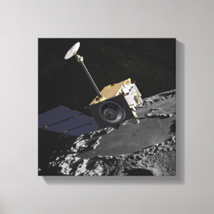 Artist Concept of the Lunar Reconnaissance Orbi Canvas Print