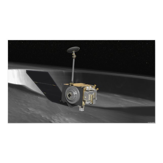 Artist Concept of the Lunar Reconnaissance Orbi Photo Print (Front)