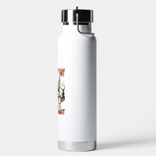 Artist Day Witch Night Halloween Skeleton Painter  Water Bottle