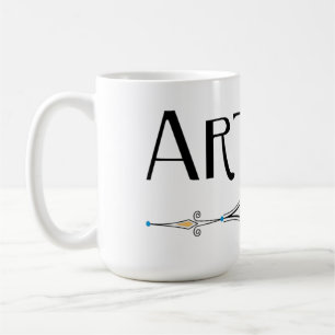 Artist Decorative Line  Coffee Mug