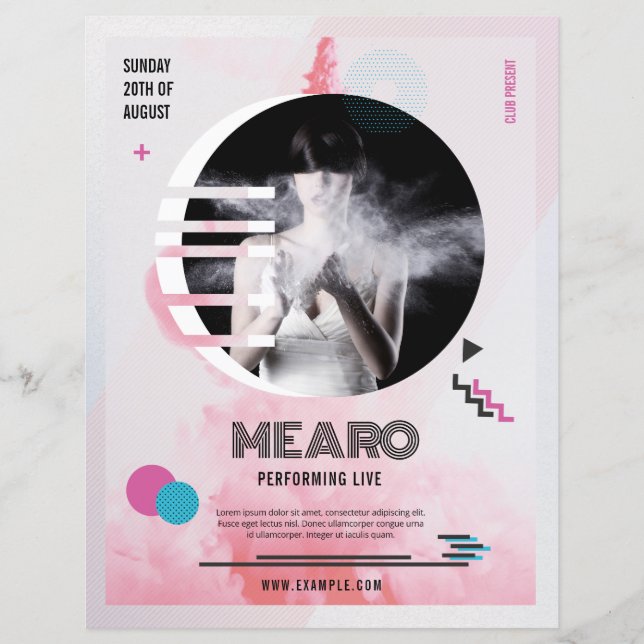 Artist Event Flyer Template (Front)