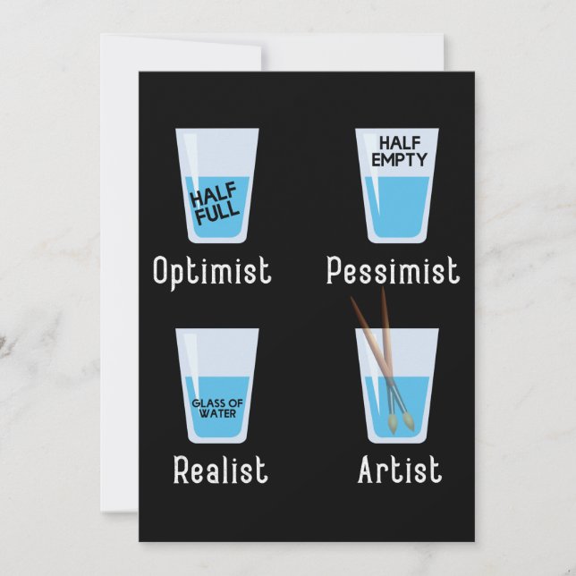 Artist Facts Funny Artists Art Teacher Artistic Gr Thank You Card (Front)