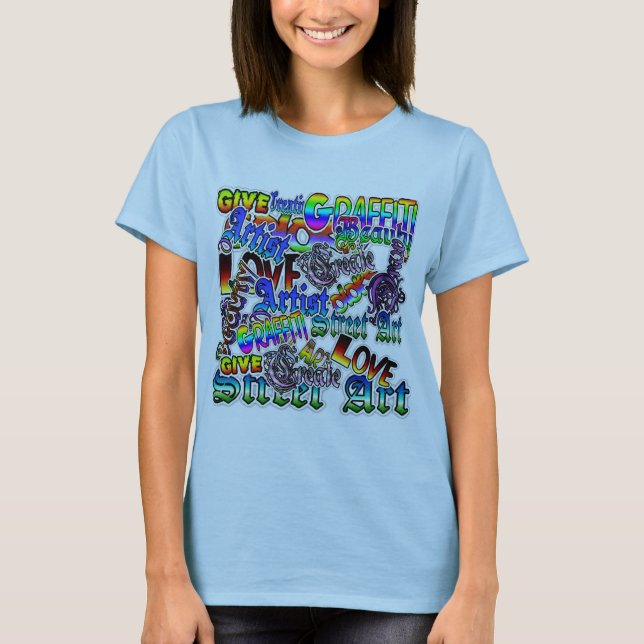 Artist Graffiti Text Shirt (Front)