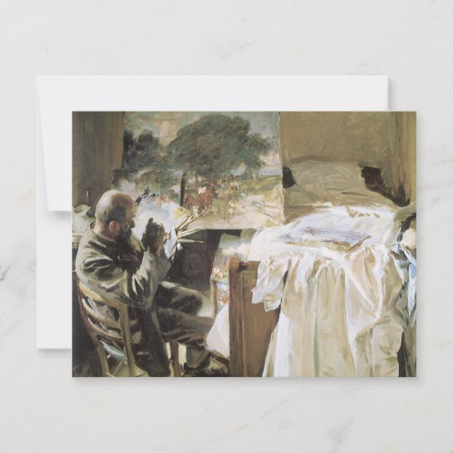 Artist in His Studio by John Singer Sargent (Front)