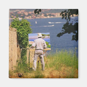 Artist in St. Tropez Magnet
