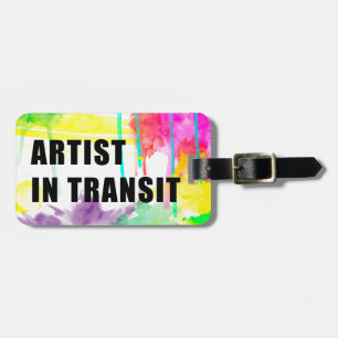 Artist In Transit - Perfect Creative Travel Tag