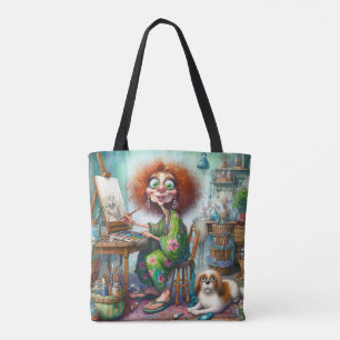 Artist Lady Tote Bag