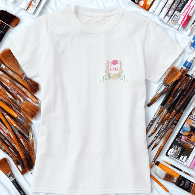 Artist Monogram Graduation T-Shirt (Creator Uploaded)