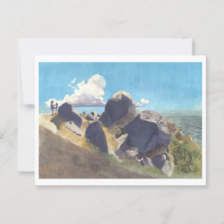 Artist on the California Coast Postcard