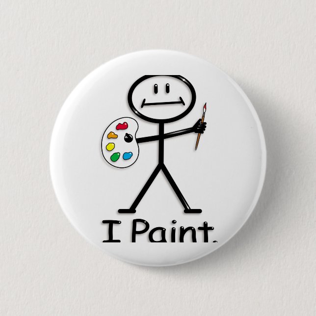 Artist:paint 2 Inch Round Button (Front)