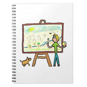 Artist Painting Notebook