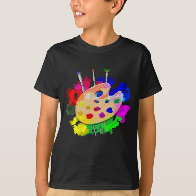 Artist Palette Artist T-Shirt (Front)