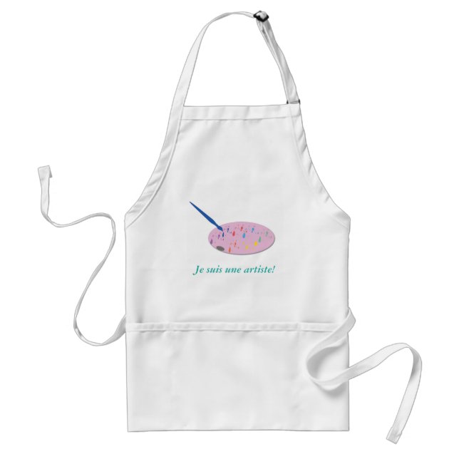 Artist Palette Custom Design Standard Apron (Front)