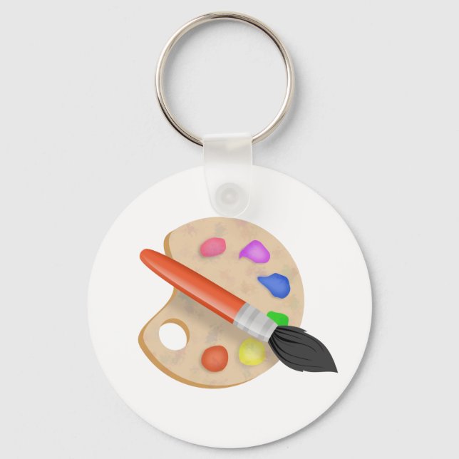 Artist Palette Keychain (Front)