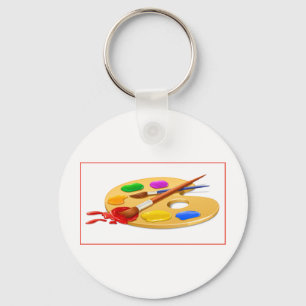 Artist Palette Keychain
