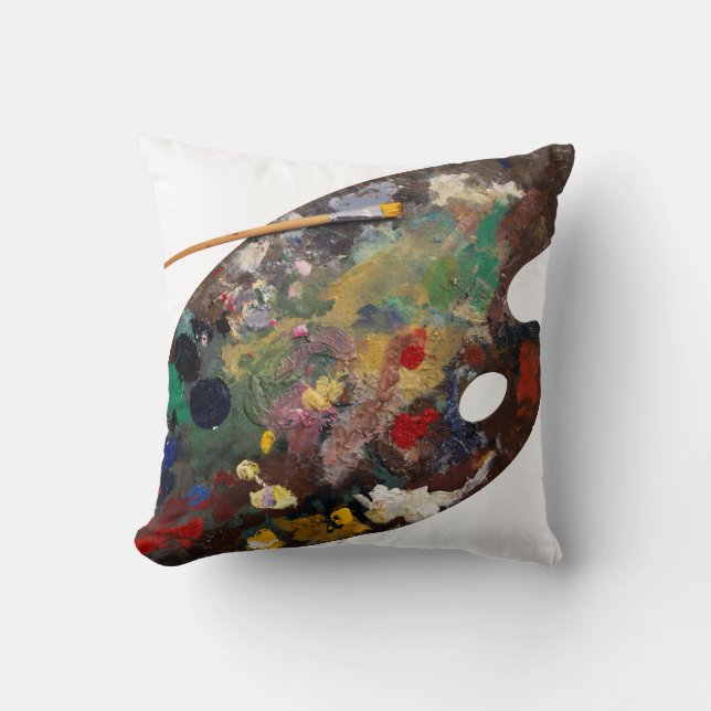 Artist Palette Pillow (Front)