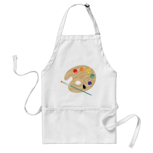 Artist Palette Standard Apron (Front)