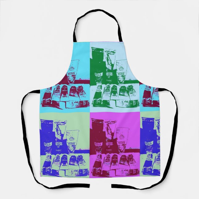 Artist pallet pop art apron (Front)