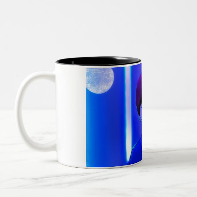 Artist photo Two-Tone coffee mug (Left)