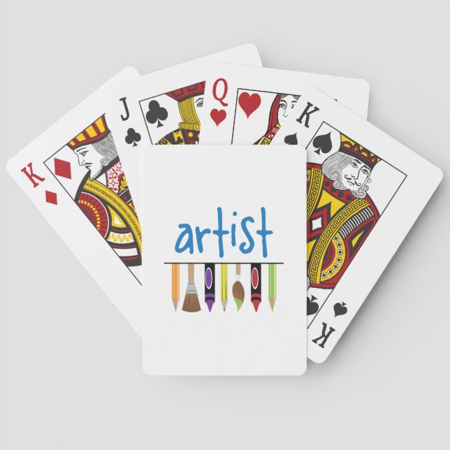 Artist Playing Cards (Back)