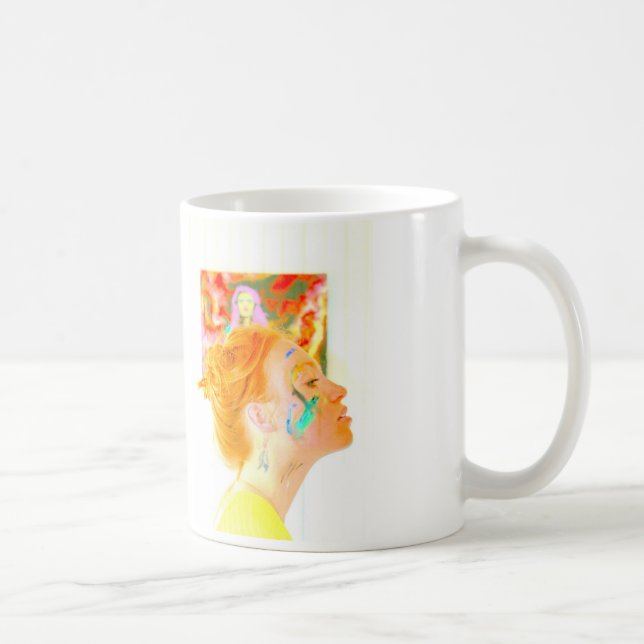 Artist posing mug (Right)