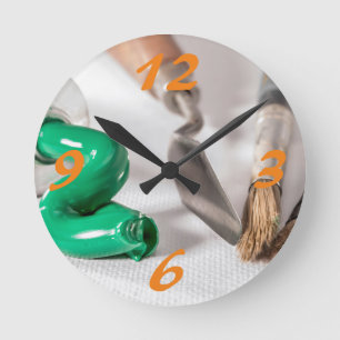 Artist Round Clock