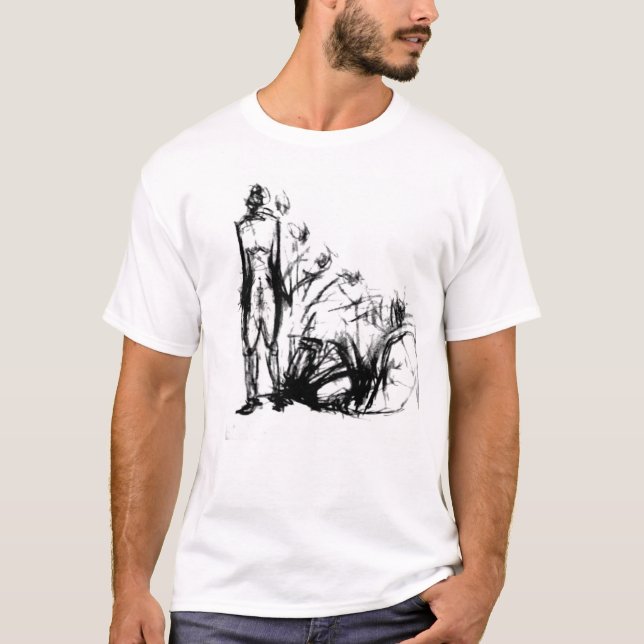 Artist Series (exploded figure drawing) T-Shirt (Front)