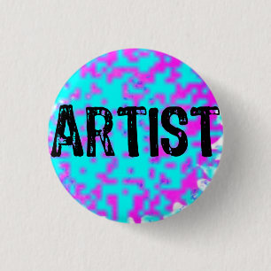 Artist- Small Spatters 1 Inch Round Button