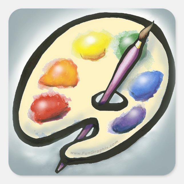 Artist Square Sticker (Front)