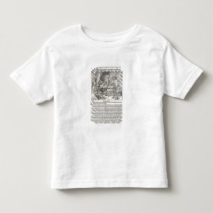 Artist using Durer's drawing machine to paint a fi Toddler T-shirt