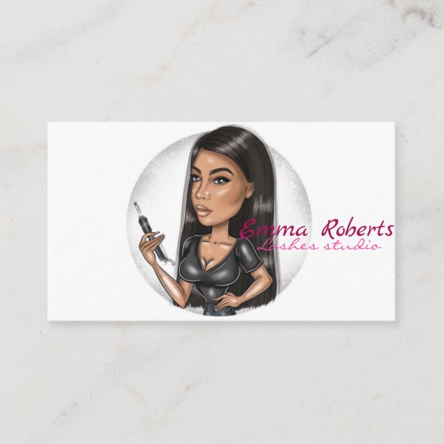 Artiste Carte de visite moderne (Devant)