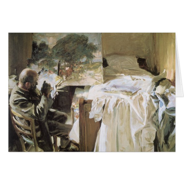 Artiste dans son studio par John Singer Sargent (Devant horizontal)