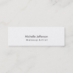 Artiste de maquillage perle Carte de visite modern