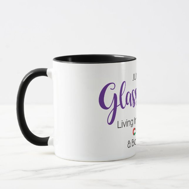 Artiste en verre Café Mug (Gauche)