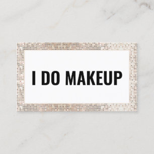 Artiste maquillage Carte de visite glam tendance