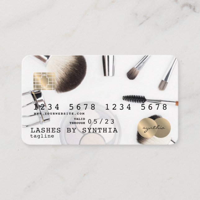 Artiste maquillage de carte de crédit (Devant)