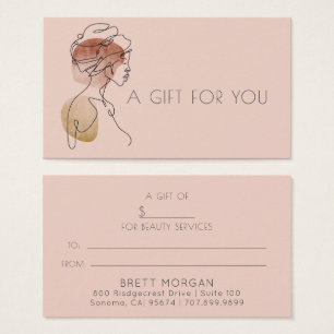 Artiste maquillage femme de la ligne moderne