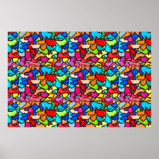 ARTISTE METRO ONE POSTER IMPRIMER DE ORIGINAL