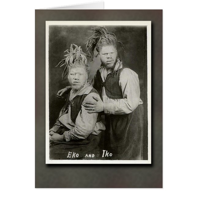 Artistes de cirque Eko et Iko "Men from Mars" (Devant)